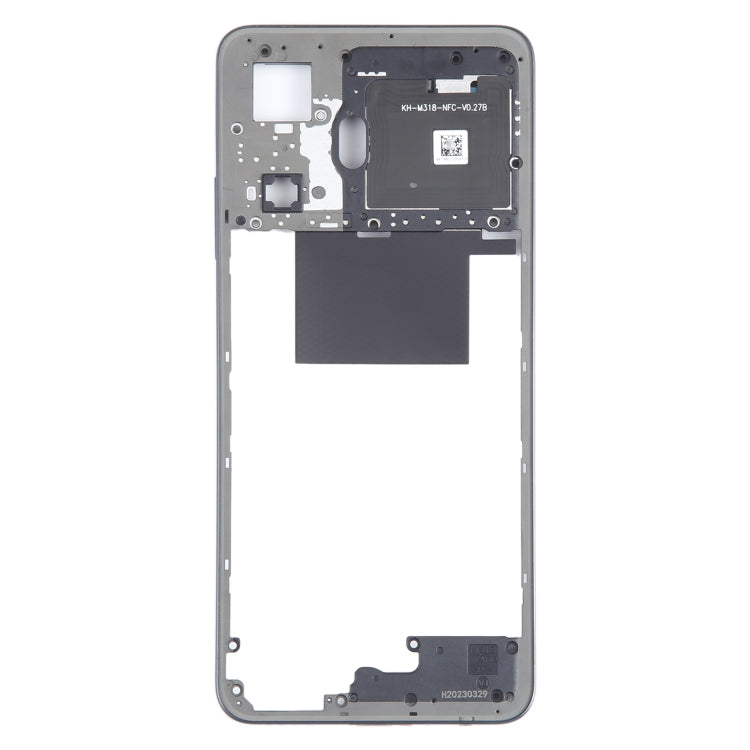 For Realme C55 Original Middle Frame Bezel Plate (Black) - Frame Bezel Plate by buy2fix | Online Shopping UK | buy2fix