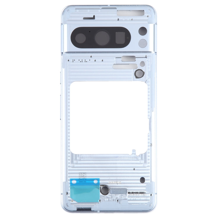 For Google Pixel 8 Pro Original Front Housing LCD Frame Bezel Plate (Blue) - Full Housing Cover by buy2fix | Online Shopping UK | buy2fix