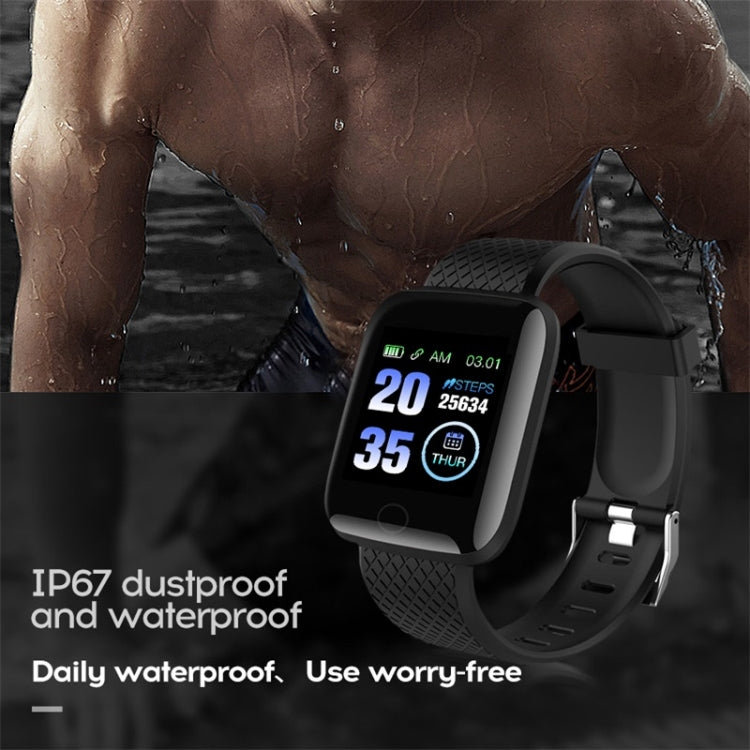 116plus 1.3 inch Color Screen Smart Bracelet IP67 Waterproof, Support Call Reminder/ Heart Rate Monitoring /Blood Pressure Monitoring/ Sleep Monitoring/Excessive Sitting Reminder/Blood Oxygen Monitoring(Green) - Smart Wear by buy2fix | Online Shopping UK | buy2fix