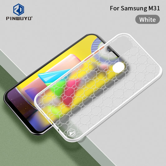 For Samsung Galaxy M31 PINWUYO Series 2 Generation PC + TPU Waterproof and Anti-drop All-inclusive Protective Case(White) - Galaxy Phone Cases by PINWUYO | Online Shopping UK | buy2fix