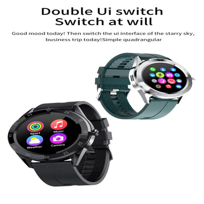 Y10 1.54inch Color Screen Smart Watch IP68 Waterproof,Support Heart Rate Monitoring/Blood Pressure Monitoring/Blood Oxygen Monitoring/Sleep Monitoring(Coffee) - Smart Wear by buy2fix | Online Shopping UK | buy2fix