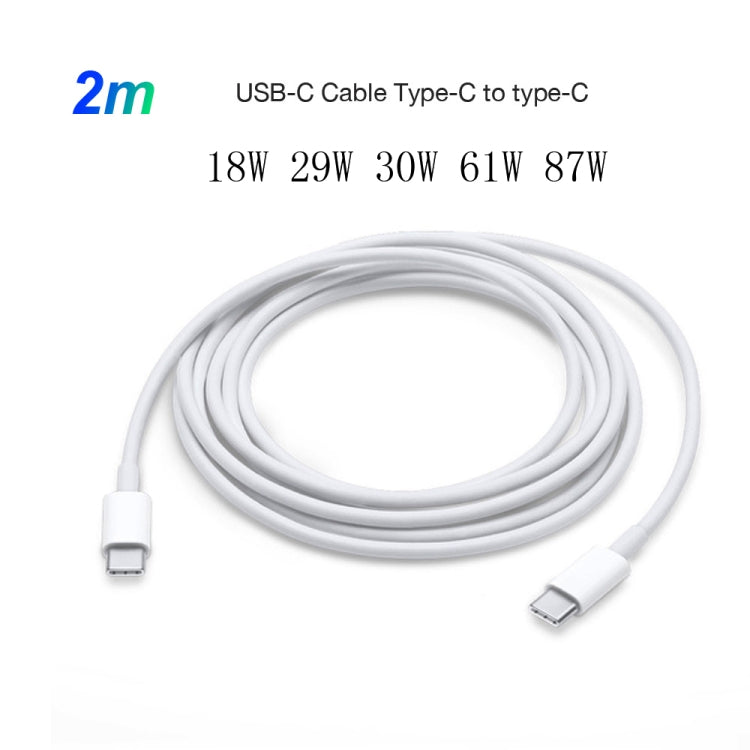 2 in 1 PD 30W USB-C / Type-C + 3A PD 3.0 USB-C / Type-C to USB-C / Type-C Fast Charge Data Cable Set, Cable Length: 2m, UK Plug - Mobile Accessories by buy2fix | Online Shopping UK | buy2fix