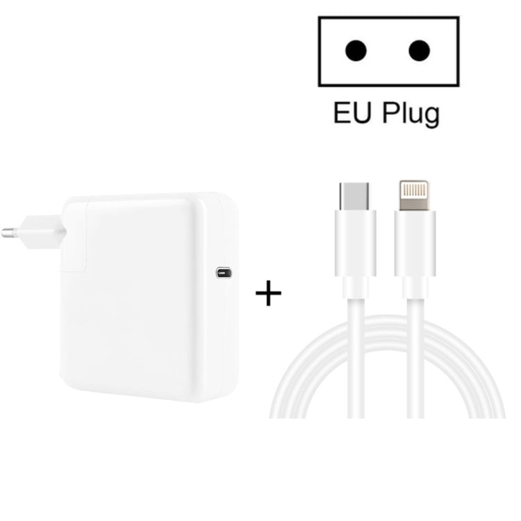 2 in 1 PD3.0 30W USB-C / Type-C Travel Charger with Detachable Foot + PD3.0 3A USB-C / Type-C to 8 Pin Fast Charge Data Cable Set, Cable Length: 1m, EU Plug - Mobile Accessories by buy2fix | Online Shopping UK | buy2fix