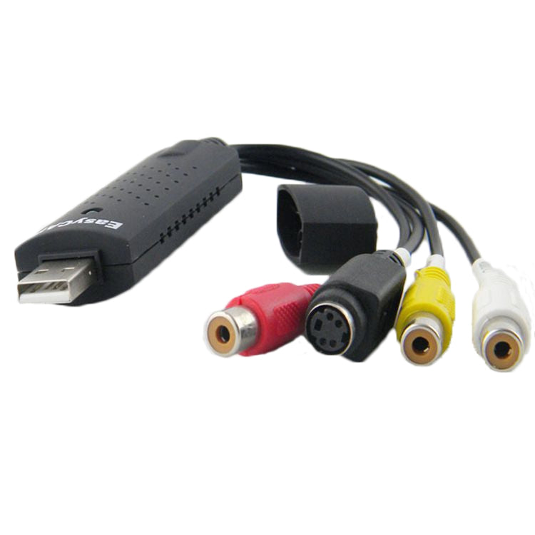 Portable USB 2.0 Video + Audio RCA Female to Female Connector for TV / DVD / VHS Support Vista 64 / win 7 / win 8 / win 10 / Mac OS - RCA Adapter by buy2fix | Online Shopping UK | buy2fix