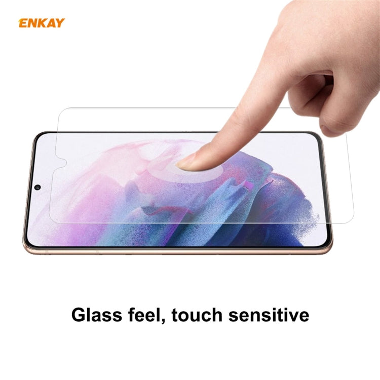 For Samsung Galaxy S21 5G 10 PCS ENKAY Hat-Prince 0.1mm 3D Full Screen Protector Explosion-proof Hydrogel Film - For Samsung by ENKAY | Online Shopping UK | buy2fix