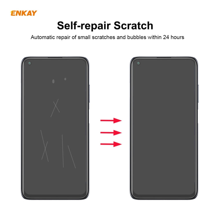 For Xiaomi Redmi Note 9T ENKAY Hat-Prince 0.1mm 3D Full Screen Protector Explosion-proof Hydrogel Film - Mobile Accessories by ENKAY | Online Shopping UK | buy2fix