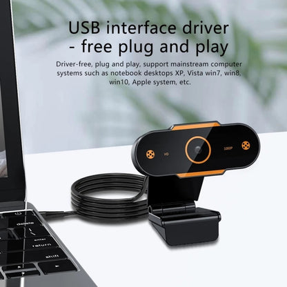 312 1080P HD USB 2.0 PC Desktop Camera Webcam with Mic, Cable Length: about 1.3m, Configuration:Regular -  by buy2fix | Online Shopping UK | buy2fix