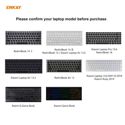 For RedmiBook 14 Ⅰ ENKAY Ultrathin Soft TPU Keyboard Protector Film, US Version - Computer & Networking by ENKAY | Online Shopping UK | buy2fix