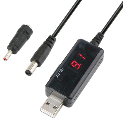 KWS-912V USB Boost Converter DC 5V to 9V / 12V Converter Cable + 3.5x1.35mm Plug Set - Power Cord by buy2fix | Online Shopping UK | buy2fix