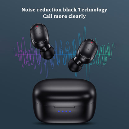 T&G TG911 Bluetooth V5.1 Sport Waterproof Mini Touch-Control Noise Cancelling Earphones(Blue) - Bluetooth Earphone by T&G | Online Shopping UK | buy2fix