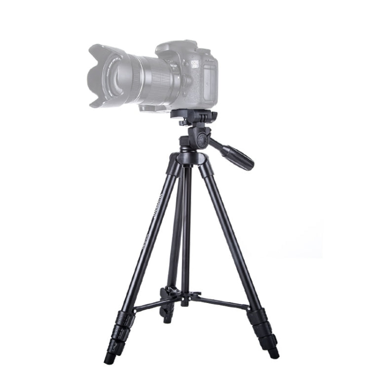 YUNTENG VCT-521 Aluminum Alloy Tripod Mount with Three-Dimensional Tripod Head - Tripods by YUNTENG | Online Shopping UK | buy2fix