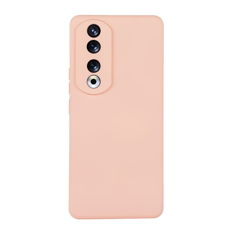 For Honor 90 Pro ENKAY Liquid Silicone Soft Shockproof Phone Case(Pink) - Honor Cases by ENKAY | Online Shopping UK | buy2fix