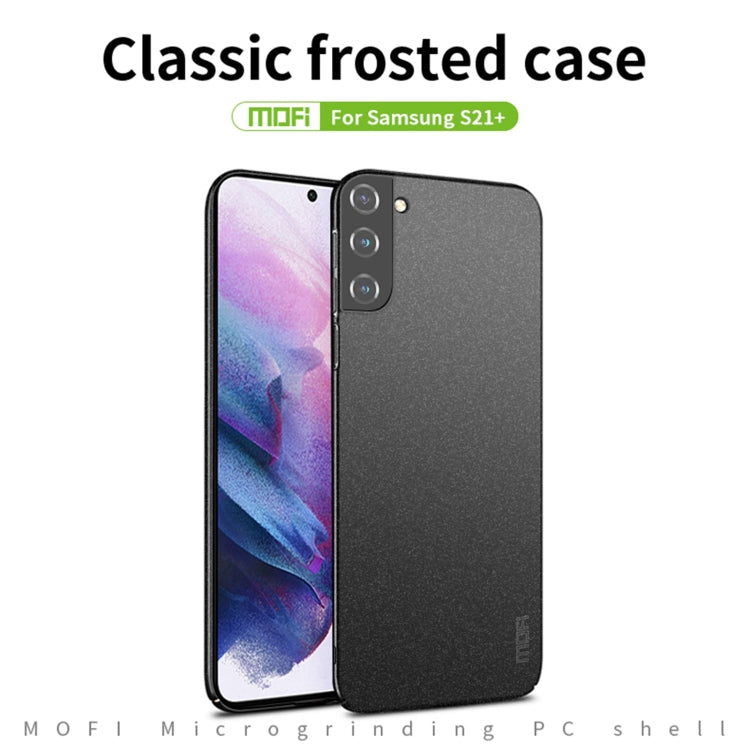 For Samsung Galaxy S21+ 5G MOFI Fandun Series Frosted Ultra-thin PC Hard Phone Case(Black) - Galaxy S21+ 5G Cases by MOFI | Online Shopping UK | buy2fix