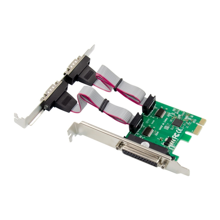 ST317 2S1P PCI Express Parallel Serial Combo Card with 16550 UART - Card Adapter by buy2fix | Online Shopping UK | buy2fix