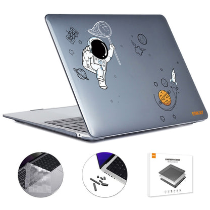 For MacBook Air 13.6 A2681 ENKAY Hat-Prince 3 in 1 Spaceman Pattern Laotop Protective Crystal Case with TPU Keyboard Film / Anti-dust Plugs, Version:EU(Spaceman No.2) - MacBook Air Cases by ENKAY | Online Shopping UK | buy2fix