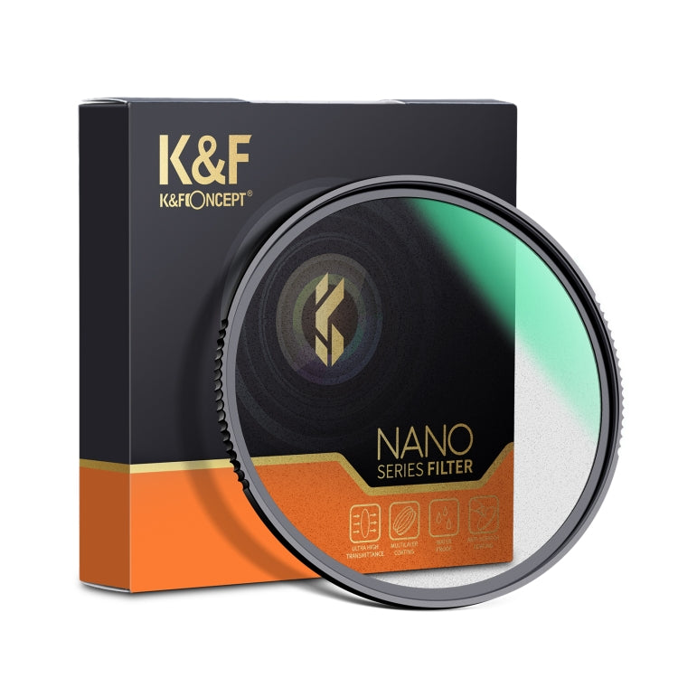 K&F CONCEPT KF01.1682 82mm Black Mist Soft Diffusion 1/2 Lens Filter, Special Effects Shoot Video Like Movies - Camera Accessories by K&F | Online Shopping UK | buy2fix