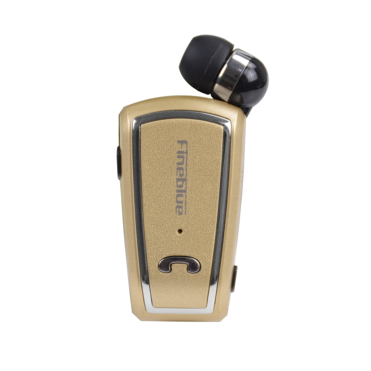 Fineblue F-V3 Bluetooth 4.1 Wireless Stereo Bluetooth In-Ear Earphone Mini Headset Gold - Bluetooth Earphone by Fineblue | Online Shopping UK | buy2fix