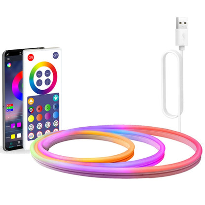 NH021 Waterproof 3m TUYA WIFI Music Sync RGB Neon Rope Light - Casing Waterproof Light by buy2fix | Online Shopping UK | buy2fix