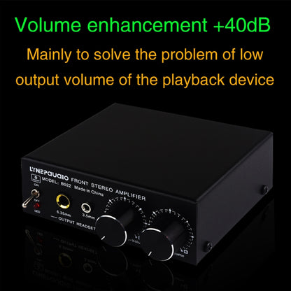 Pre-Stereo Signal Amplifier Volume Booster Headphones Active Speaker Preamp Audio Amplifier - Consumer Electronics by buy2fix | Online Shopping UK | buy2fix
