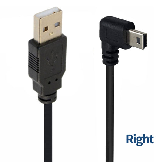 JUNSUNMAY 5 Feet USB A 2.0 to Mini B 5 Pin Charger Cable Cord, Length: 1.5m(Right) - USB Cable by JUNSUNMAY | Online Shopping UK | buy2fix