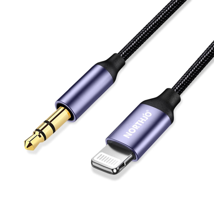 NORTHJO LTM03 8 Pin to 3.5mm Audio AUX Jack Cable, Length:1m - Video & Audio Cable by NORTHJO | Online Shopping UK | buy2fix