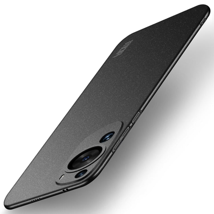 For Huawei P60 Art MOFI Fandun Series Frosted PC Ultra-thin All-inclusive Phone Case(Black) - Huawei Cases by MOFI | Online Shopping UK | buy2fix