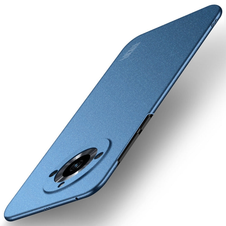 For Realme 11 Pro MOFI Fandun Series Frosted PC Ultra-thin All-inclusive Phone Case(Blue) - Realme Cases by MOFI | Online Shopping UK | buy2fix