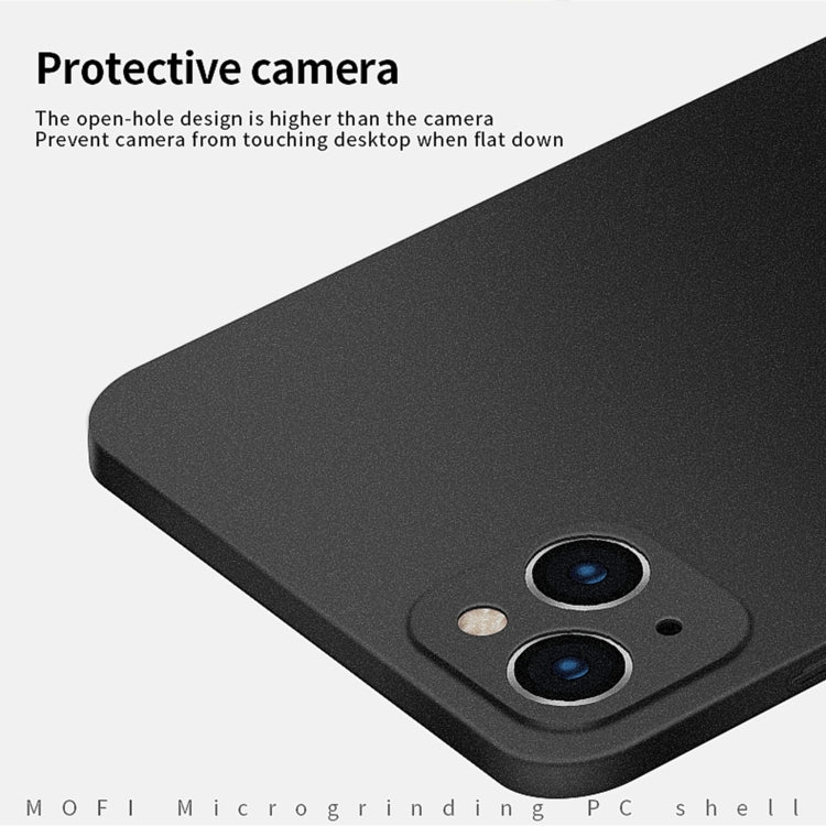 For iPhone 15 Pro Max MOFI Fandun Series Frosted PC Ultra-thin All-inclusive Phone Case(Black) - iPhone 15 Pro Max Cases by MOFI | Online Shopping UK | buy2fix