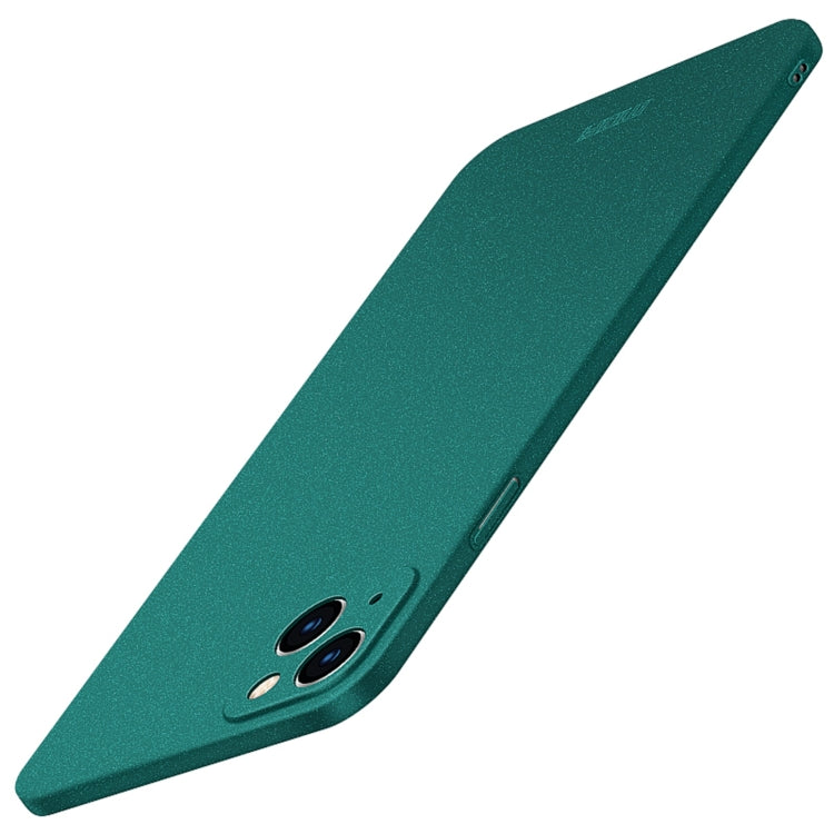 For iPhone 15 Pro Max MOFI Fandun Series Frosted PC Ultra-thin All-inclusive Phone Case(Green) - iPhone 15 Pro Max Cases by MOFI | Online Shopping UK | buy2fix