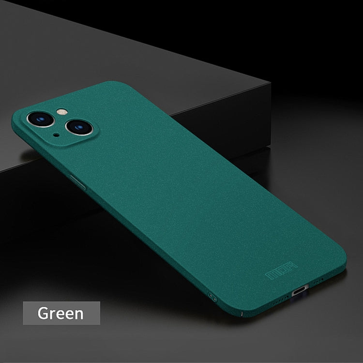 For iPhone 15 Pro Max MOFI Fandun Series Frosted PC Ultra-thin All-inclusive Phone Case(Green) - iPhone 15 Pro Max Cases by MOFI | Online Shopping UK | buy2fix