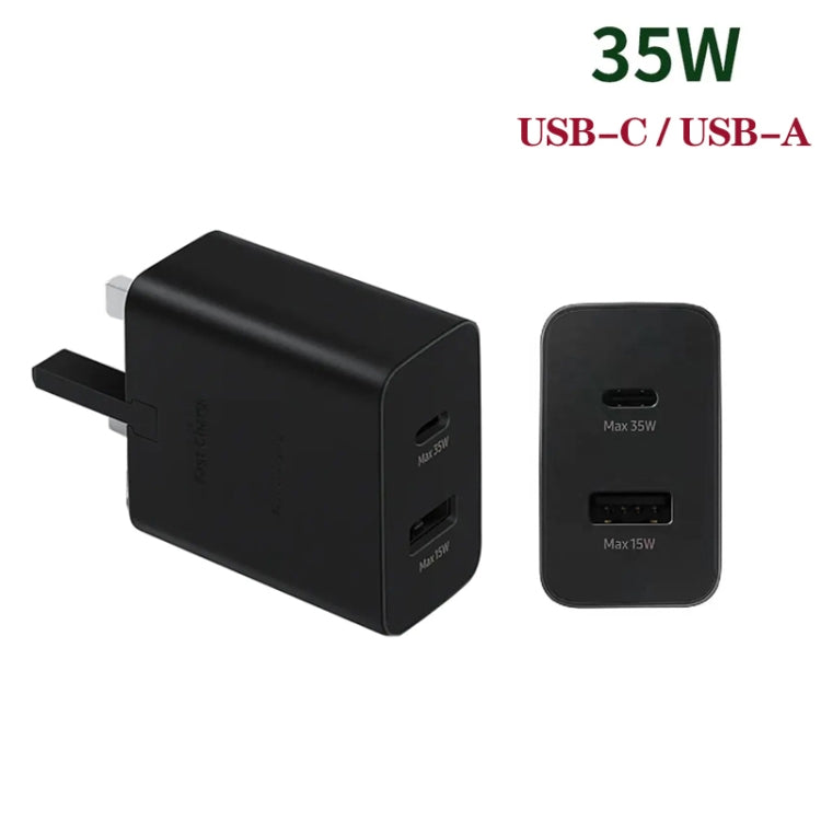 35W USB-C / Type-C + USB Charger Supports PPS / PD Protocol with Dual Type-C Cable, UK Plug - USB Charger by buy2fix | Online Shopping UK | buy2fix
