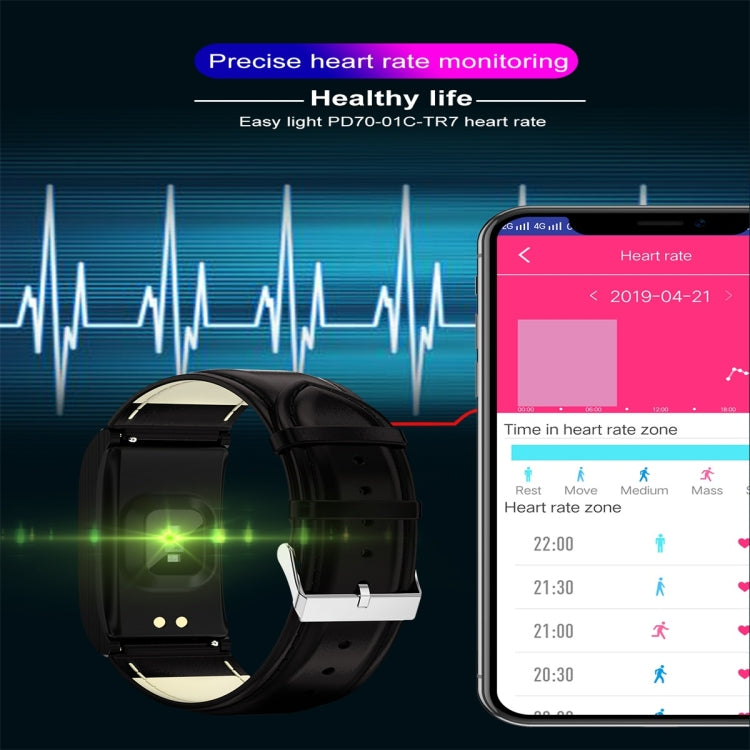 AK12 1.14 inch IPS Color Screen Smart Watch IP68 Waterproof,Silicone Watchband,Support Call Reminder /Heart Rate Monitoring/Blood Pressure Monitoring/Sleep Monitoring/Predict Menstrual Cycle Intelligently(Blue) - Smart Wear by buy2fix | Online Shopping UK | buy2fix