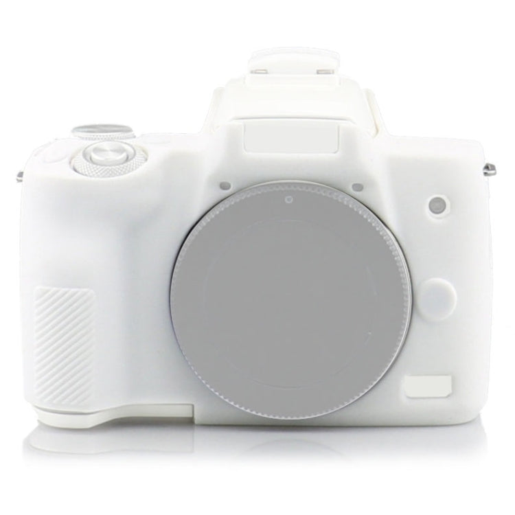 Richwell  Silicone Armor Skin Case Body Cover Protector for Canon EOS M50 Body Digital Camera(White) - Protective Case by Richwell | Online Shopping UK | buy2fix