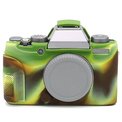 Richwell Soft Silicone TPU Skin Body Rubber Camera Case Bag Full Cover for Fujifilm Fuji X-T100 Digital Camera(Camouflage) - Protective Case by Richwell | Online Shopping UK | buy2fix