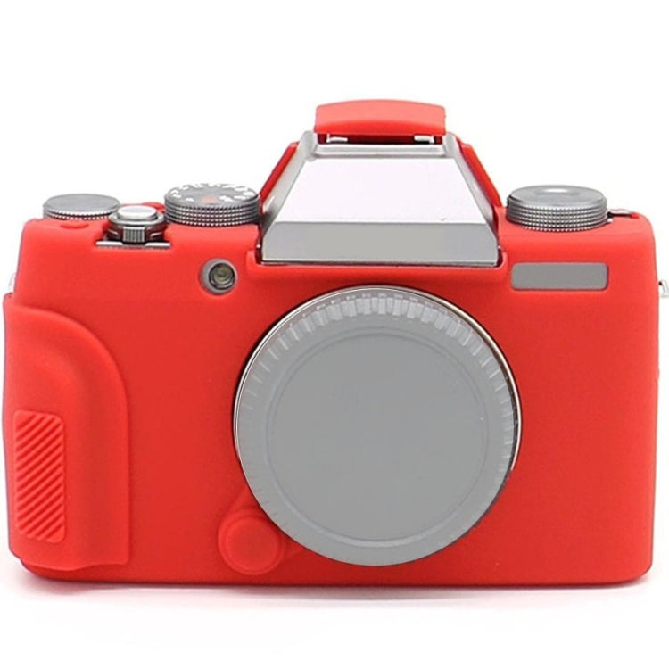 Richwell Soft Silicone TPU Skin Body Rubber Camera Case Bag Full Cover for Fujifilm Fuji X-T100 Digital Camera(Red) - Protective Case by Richwell | Online Shopping UK | buy2fix