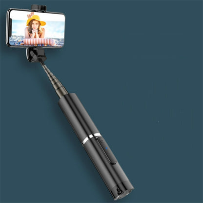 Handheld Wireless Bluetooth Concealed Telescopic Stand One Bluetooth Selfie Stick(Rose Gold) - Consumer Electronics by buy2fix | Online Shopping UK | buy2fix