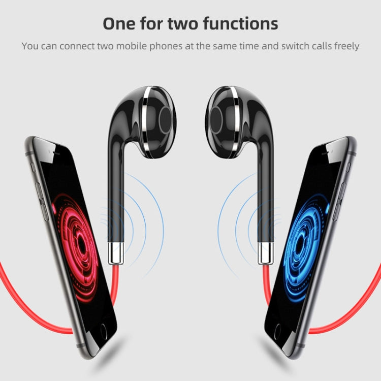 BT313 Magnetic Earbuds Sport Wireless Headphone Handsfree bluetooth HD Stereo Bass Headsets with Mic(Red) - Sport Earphone by buy2fix | Online Shopping UK | buy2fix