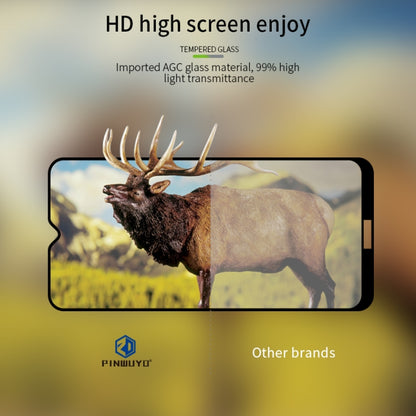 For Nokia 7.2 PINWUYO 9H 2.5D Full Screen Tempered Glass Film(Black) - Nokia Tempered Glass by PINWUYO | Online Shopping UK | buy2fix