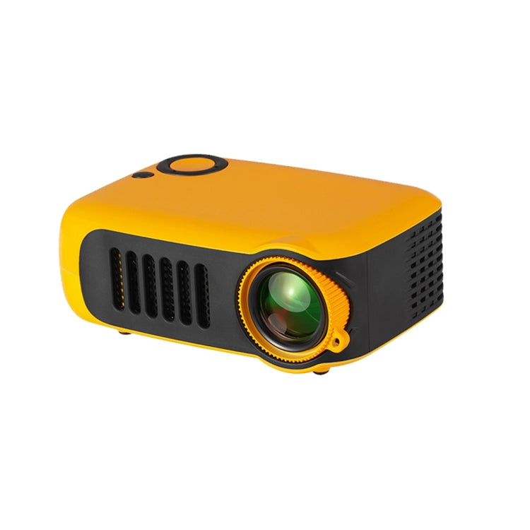 A2000 Portable Projector 800 Lumen LCD Home Theater Video Projector, Support 1080P, US Plug (Orange) - Consumer Electronics by buy2fix | Online Shopping UK | buy2fix