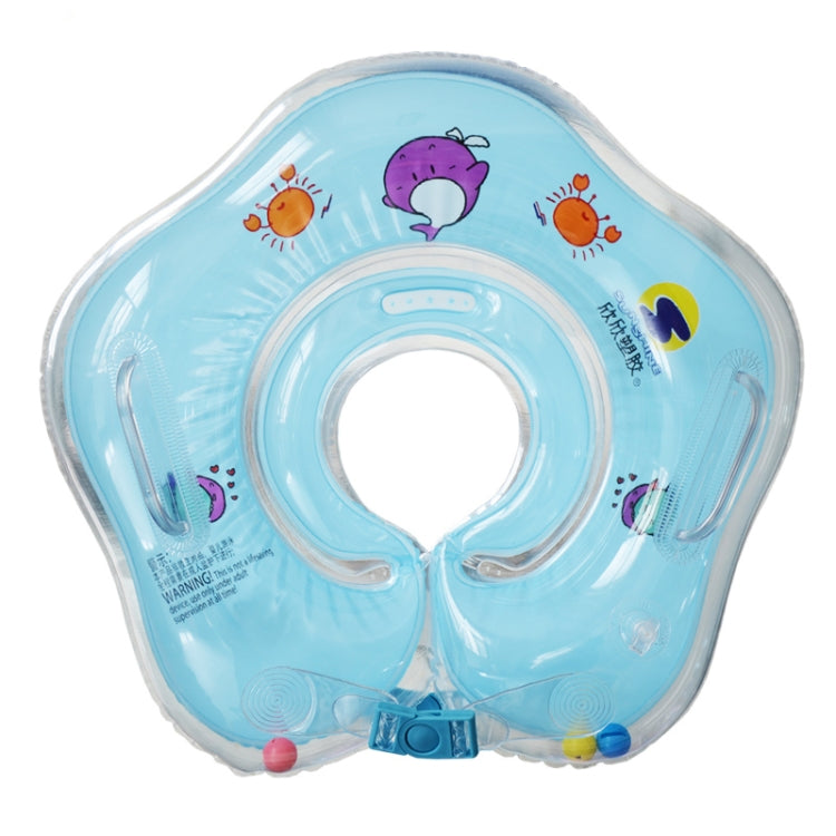 Circle Shaped Inflatable Baby Children Swimming Neck Ring(Blue) - Outdoor & Sports by buy2fix | Online Shopping UK | buy2fix