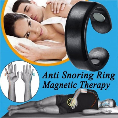 Acupressure Anti Snore Ring Treatment Reflexology Anti Snoring Apnea Sleeping Device(Gold) - Anti Snoring Tools by buy2fix | Online Shopping UK | buy2fix