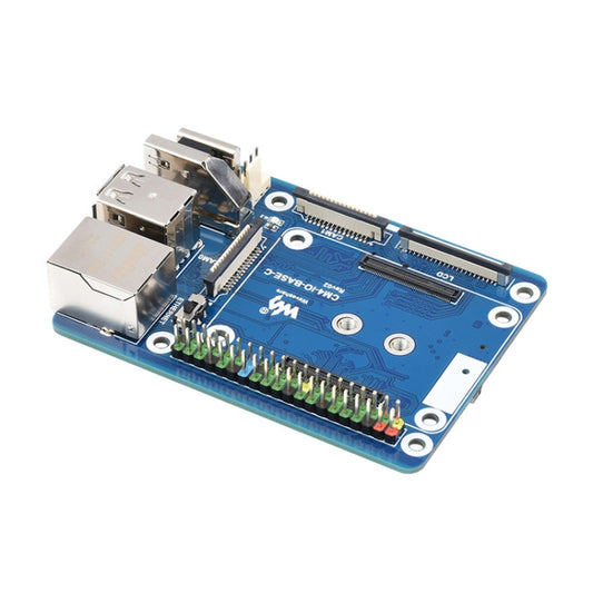 Waveshare CM4-IO-BASE-C For Raspberry Pi Compute Module 4 Mini Base Board, 23228 - Raspberry Pi Accessories by Waveshare | Online Shopping UK | buy2fix