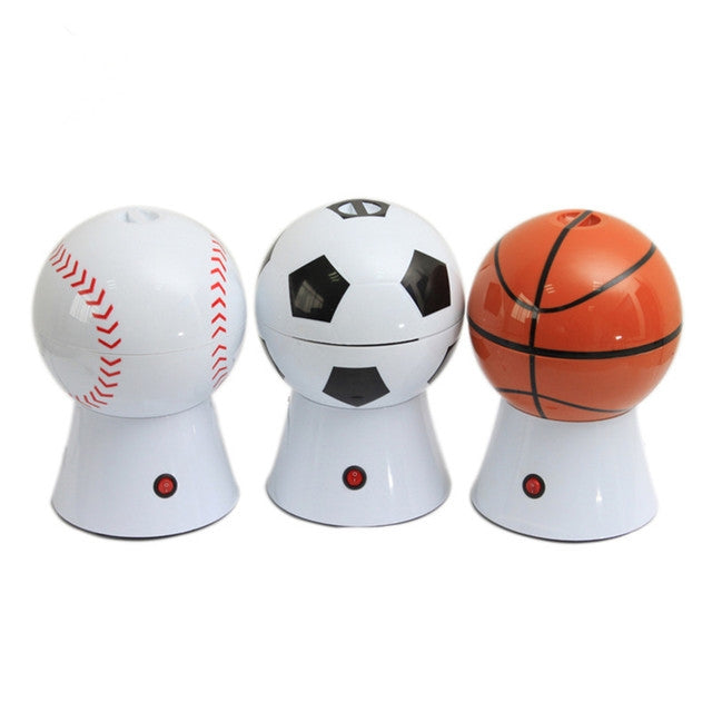 Creative Soccer Ball Electric Household Hot Air Popcorn Maker Football Section 848 Euro regulations - Home & Garden by buy2fix | Online Shopping UK | buy2fix