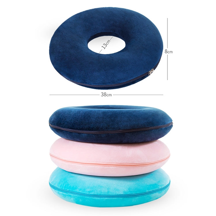 Anti-Decubitus Cushion Memory Foam Circle Chair Cushion(Blue) - Cushions & Pillows by buy2fix | Online Shopping UK | buy2fix