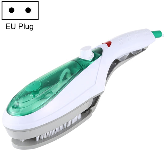 Handheld Garment Steamer Brush Portable Clothes Steam Iron, EU Plug 230V(Green) - Home & Garden by buy2fix | Online Shopping UK | buy2fix