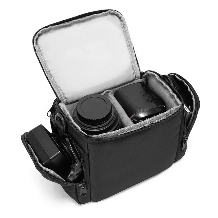 CADEN D11 Waterproof Micro SLR Camera Bag Shoulder Digital Photography Camera Backpack(Black) - Camera Accessories by buy2fix | Online Shopping UK | buy2fix