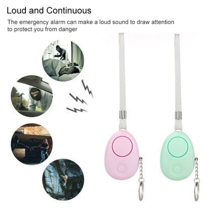 120dB Key Anti-lost Alarm Anti-wolf Alarm with LED Light(White) - Security by buy2fix | Online Shopping UK | buy2fix