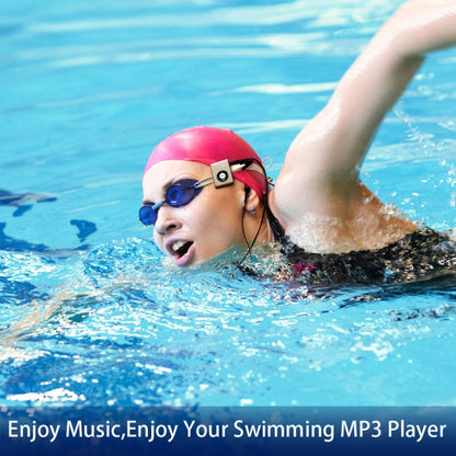 C26 IPX8 Waterproof Swimming Diving Sports MP3 Music Player with Clip & Earphone, Support FM, Memory:8GB(Orange) - Consumer Electronics by buy2fix | Online Shopping UK | buy2fix