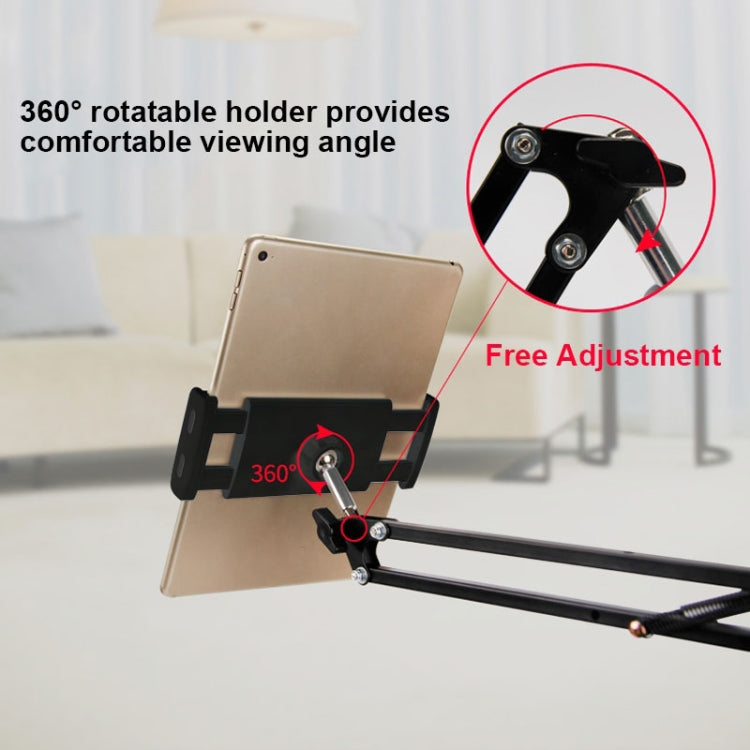 Universal 360 Degree Rotating Flexible Long Arm Lazy Phone Tablet Pad Holder Clip Bracket - Lazy Bracket by buy2fix | Online Shopping UK | buy2fix