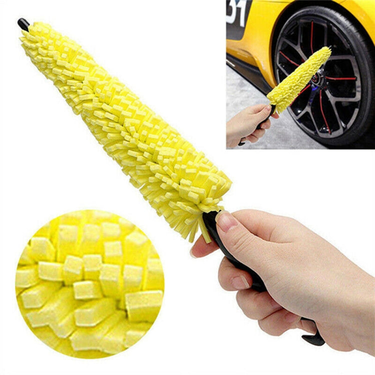 Universal Auto Car Accessories Car Rims Care Tire Wheel Washing Brush Plastic Handle Vehicle Wheel Cleaning Brush Washing Sponge - Car washing supplies by buy2fix | Online Shopping UK | buy2fix